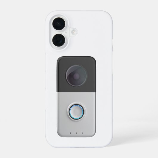 Coque iPhone 16 Vue avant de sonnette vidéo intelligente (Verso)