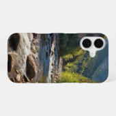 Coque iPhone 16 Vue de rivière alpine (Verso Horizontal)