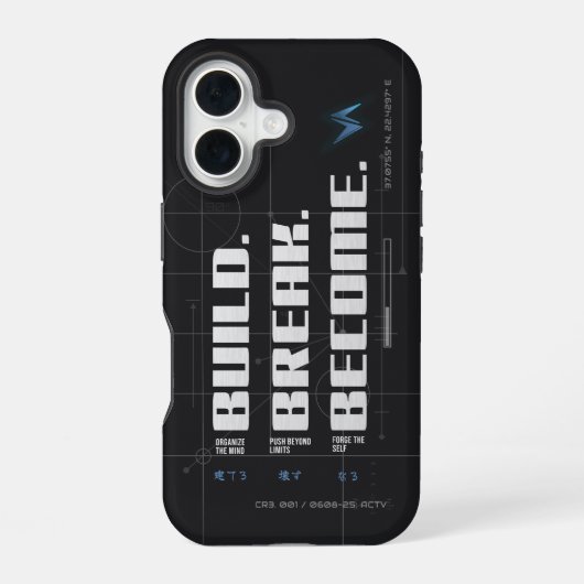 COQUE iPhone 16 VYTROS : C.O.R.E. STACK "DISCIPLINE" FORME PHYSIQU (Verso)