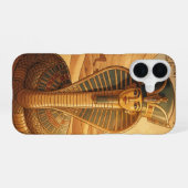 Coque iPhone 16 Wadjet – Ägyptische Schlangengöttin´4 (Verso Horizontal)
