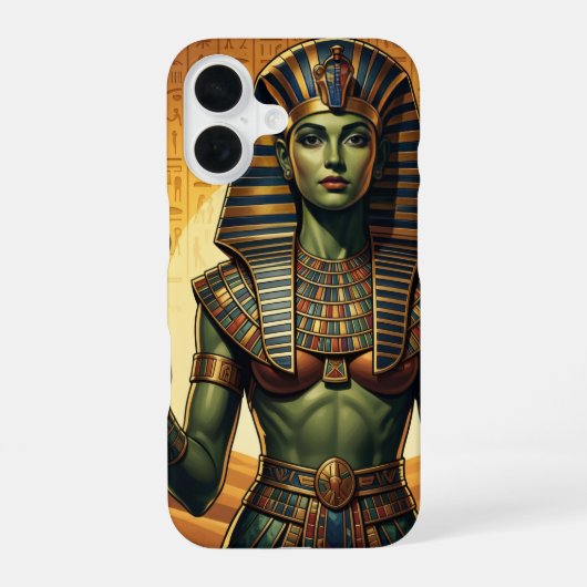 Coque iPhone 16 Wadjet – Egyptian Cobra Goddess´4 (Verso)