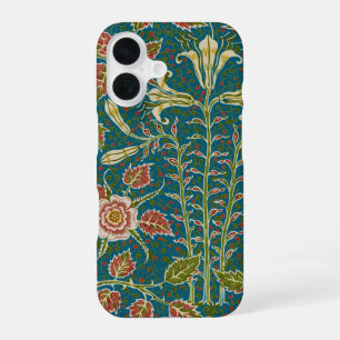 Coque iPhone 16 Walter Crane Vintage Lily et Rose Floral