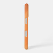 Coque iPhone 16 Warm Flowing Orange Abstract Marble Phone Case (Côté droit)