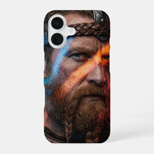Coque iPhone 16 Warrior of Fire and Ice - iPhone 16 Protective Cas (Verso)