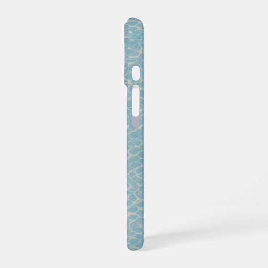 Coque iPhone 16 Water Pattern Light Blue Phone Case (Côté gauche)