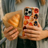 Coque iPhone 16 Watercolor Breakfast Food Illustrations