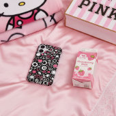 Coque iPhone 16 Whimsy Doodle Vibes – Abstract Hearts & Spirals