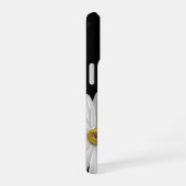 Coque iPhone 16 White Daisies on Black (Côté droit)