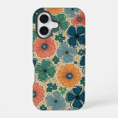 Coque iPhone 16 Wildflowers Harmonious Tones (Verso)