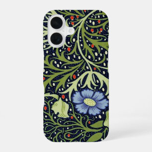 Coque iPhone 16 William Morris Algue Antique Fleur