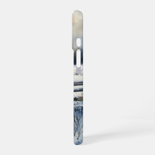 Coque iPhone 16 Winter Gate at Sunrise (Côté gauche)