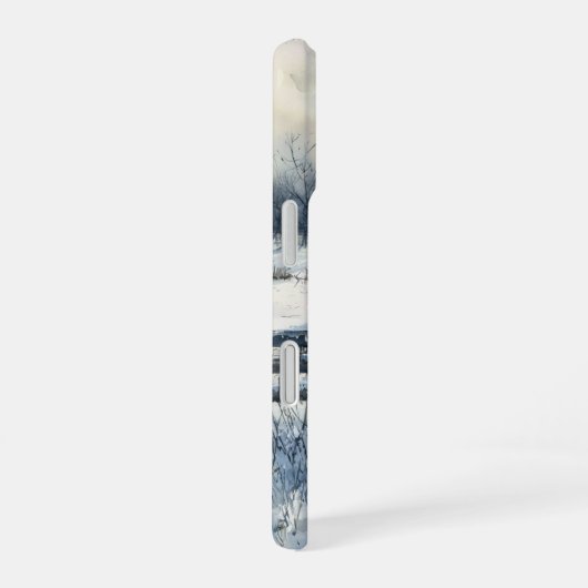 Coque iPhone 16 Winter Gate at Sunrise (Côté droit)