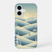Coque iPhone 16 Winter Quiet Hills (Verso)