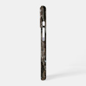 Coque iPhone 16 Winter Snow Moss Tree Bark Phone Case (Côté gauche)
