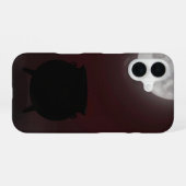 Coque iPhone 16 Witch Cauldron Under Full Moon Case (Verso Horizontal)