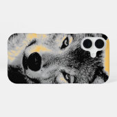 Coque iPhone 16 Wolf Eyes (Verso Horizontal)