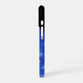 Coque iPhone 16 Wolf Howling à Moon (Côté gauche)