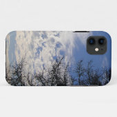 Coque iPhone 5 arbre avec ciel nuageux (Dos (Horizontal))