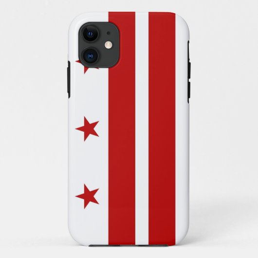 COQUE IPhone 5 avec drapeau de Washington DC (Dos)
