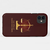 Coque iPhone 5 Balance de la Loi (Dos (Horizontal))