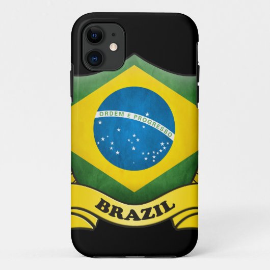 Coque iPhone 5 Drapeau Brésil (Dos)