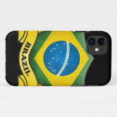 Coque iPhone 5 Drapeau Brésil (Dos (Horizontal))