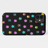 coque iphone 5 hiboux colorés (Dos (Horizontal))