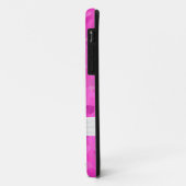 Coque iPhone 5 Tiara Princesse Argent Rose Chaud B (Dos/Gauche)