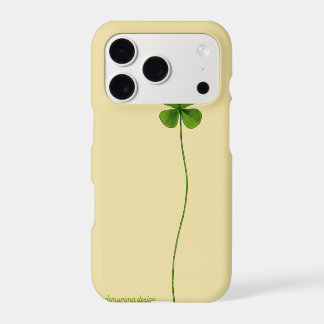 coque iPhone 6/6 avec trèfle à quatre feuilles et