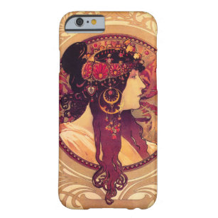 Coque iPhone 6 Barely There Cas de l'iPhone 6 d'Alphonse Mucha Donna Orechini