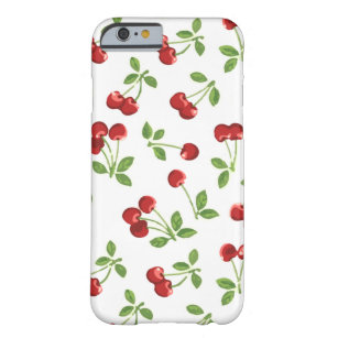 Coque iPhone 6 Barely There Cerises rétro