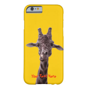 Coque iPhone 6 Barely There Girafe drôle
