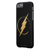 Coque iPhone 6 Barely There Le Flash | Emblème de la poitrine jaune (Dos gauche)