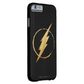 Coque iPhone 6 Barely There Le Flash | Emblème de la poitrine jaune (Dos/Droite)