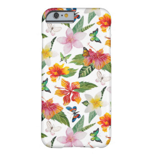 Coque iPhone 6 Barely There Papillon floral