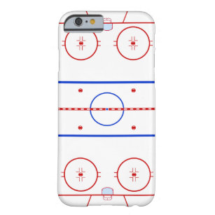 Coque iPhone 6 Barely There patinoire de hockey