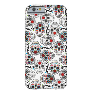 Coque iPhone 6 Barely There Sugar Skull Mexicaine Folk Art Téléphone Case