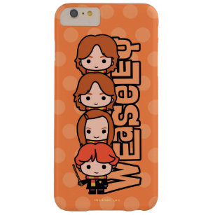 Coque iPhone 6 Plus Barely There Caricature Weasley Siblilings Graphisme