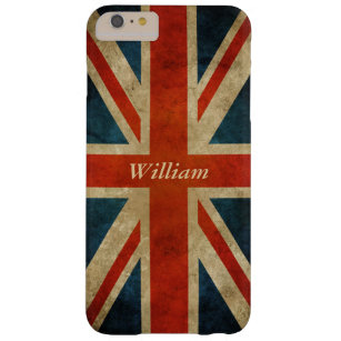 Coque iPhone 6 Plus Barely There Grunge Old UK Flag - Grande-Bretagne Union Jack