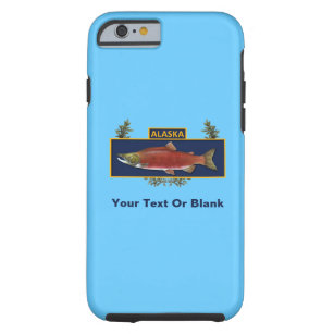 Coque iPhone 6 Tough Badge du pêcheur de combat de l'Alaska