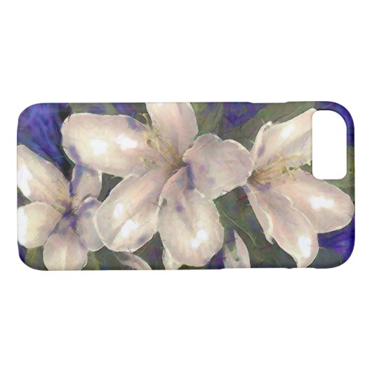 Coque iPhone 7 orchidée (Dos (Horizontal))