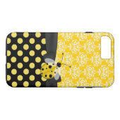 Coque iPhone 8 Plus/7 Plus Coque Cute Yellow Ladybug pour iPhone 7 Plus (Dos (Horizontal))