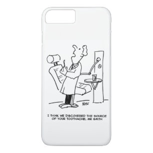 Coque iPhone 8 Plus/7 Plus Dentiste traitant un patient Cartoon