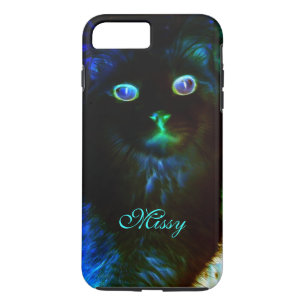 Coque iPhone 8 Plus/7 Plus Glow In The Dark Cat iPhone 7 Plus Coque