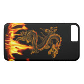 Coque iPhone 8 Plus/7 Plus Imaginaire Fire Dragon iPhone 7 Plus coque (Dos (Horizontal))