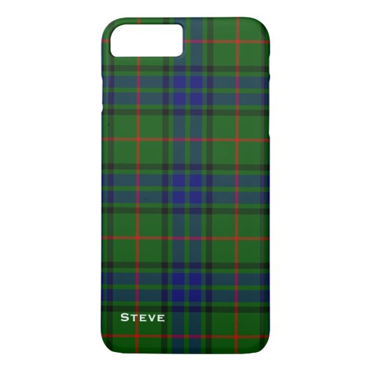 Coque iPhone 8 Plus/7 Plus Lauder Clan Tartan Plaid iPhone 7 Plus Coque (Dos)