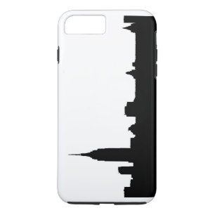 Coque iPhone 8 Plus/7 Plus Noir Blanc New York Tough iPhone 7 Plus Coque
