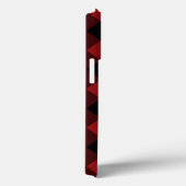 Coque iphone à carte rouge et noir (Verso / Droite)