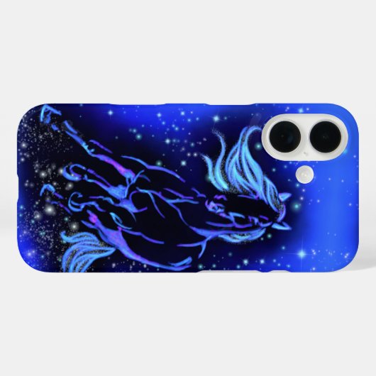 Coque iphone à cheval (Verso (horizontal))