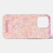 Coque iphone à Cravate psychédélique modifiable (Verso (horizontal))